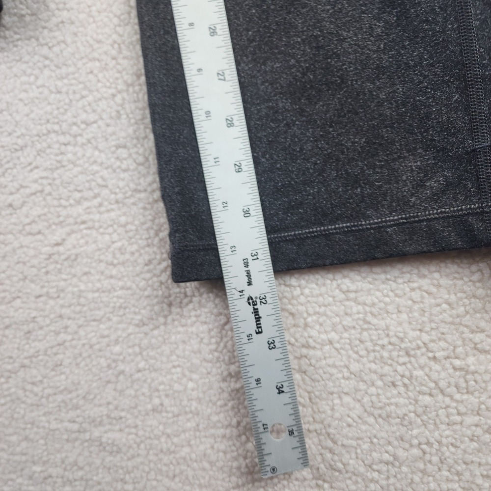 Luga Yoga Pants Charcoal Gray Heathered Bootcut Side Pockets Large Womens Medium - Picture 5 of 9